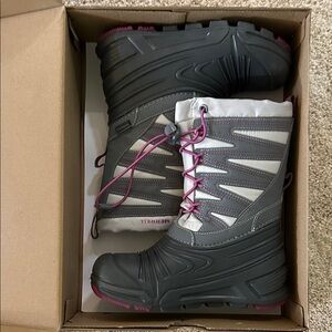 Merrell Kids' Black and Pink Winter Boots